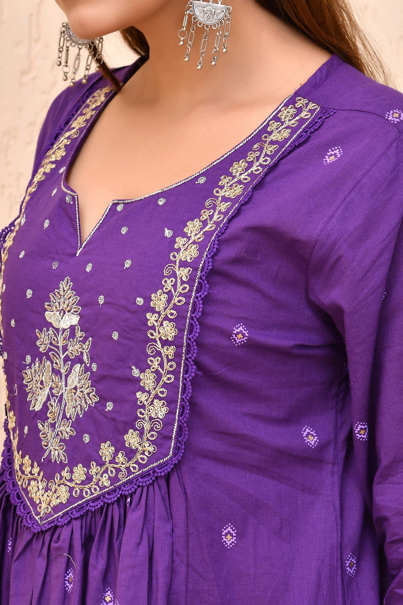 kurta embroidery work