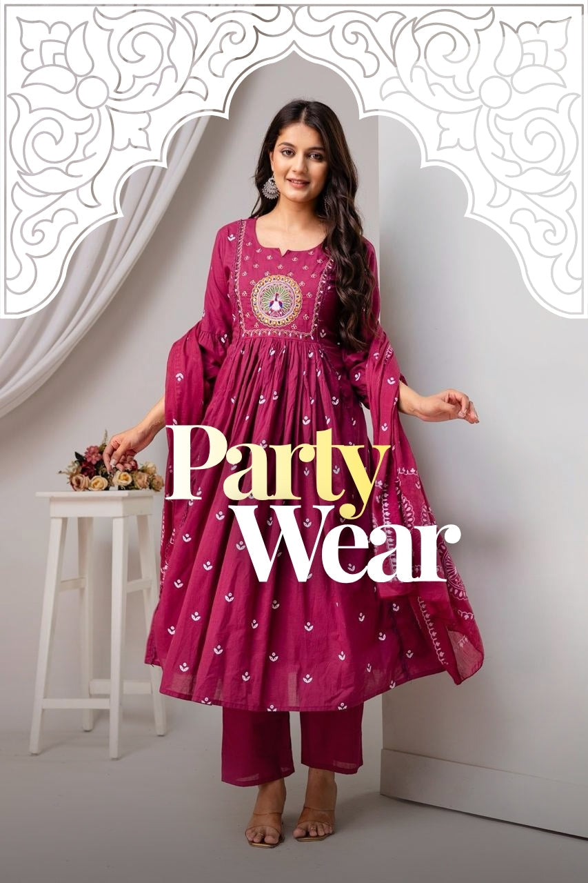party wear kurti