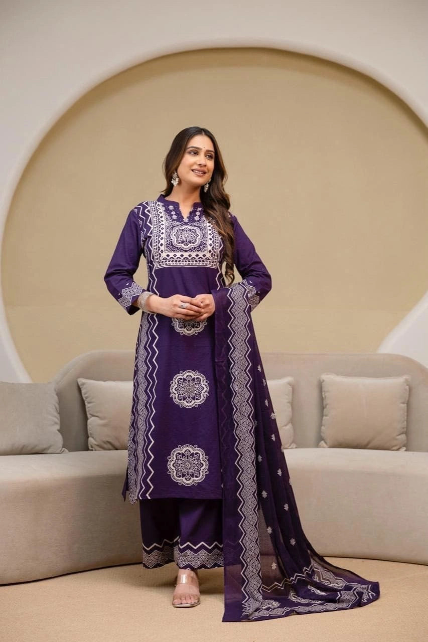 Jamuni Noor Embroidered Kurta Set