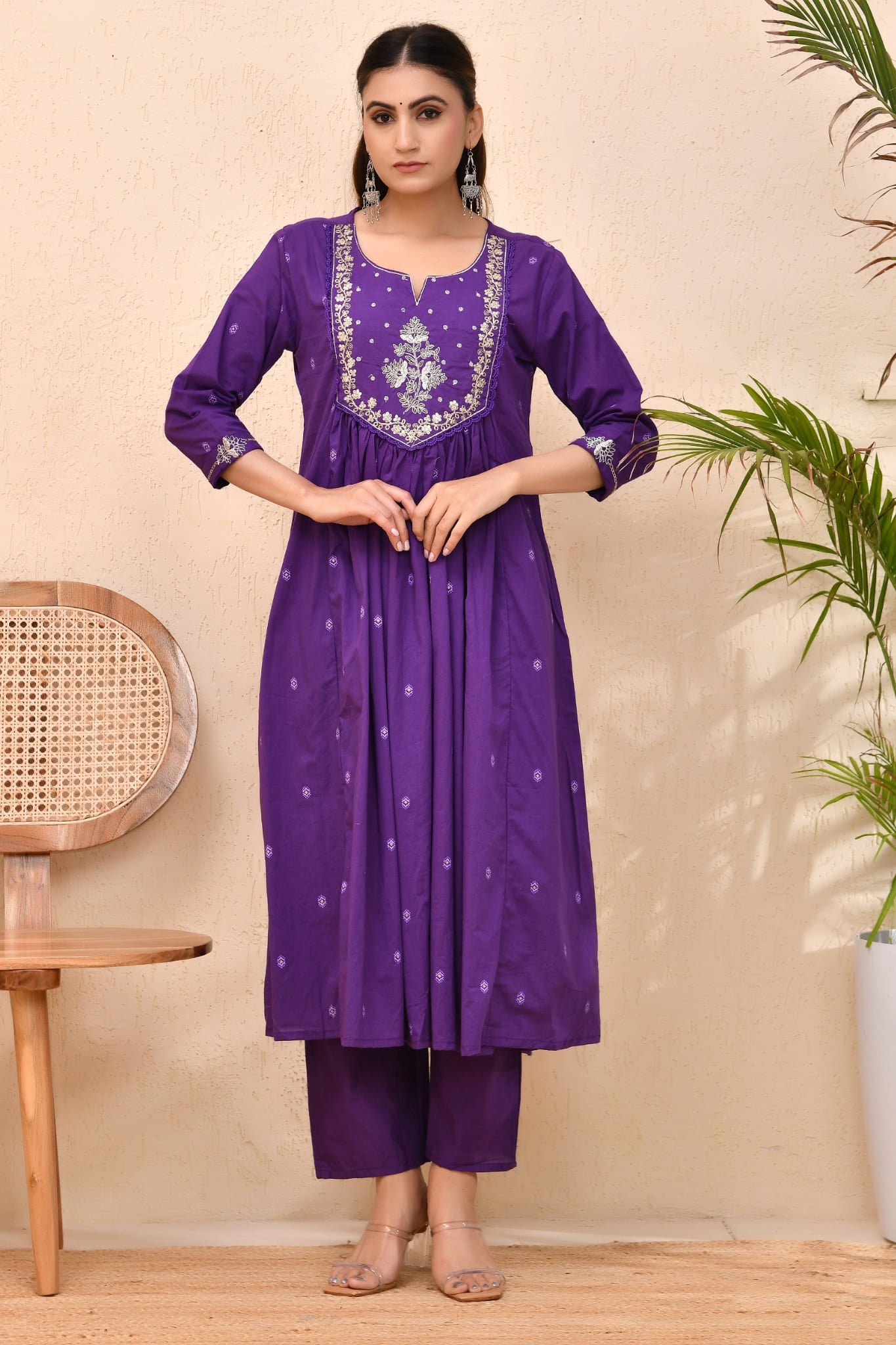 kurta embroidery work