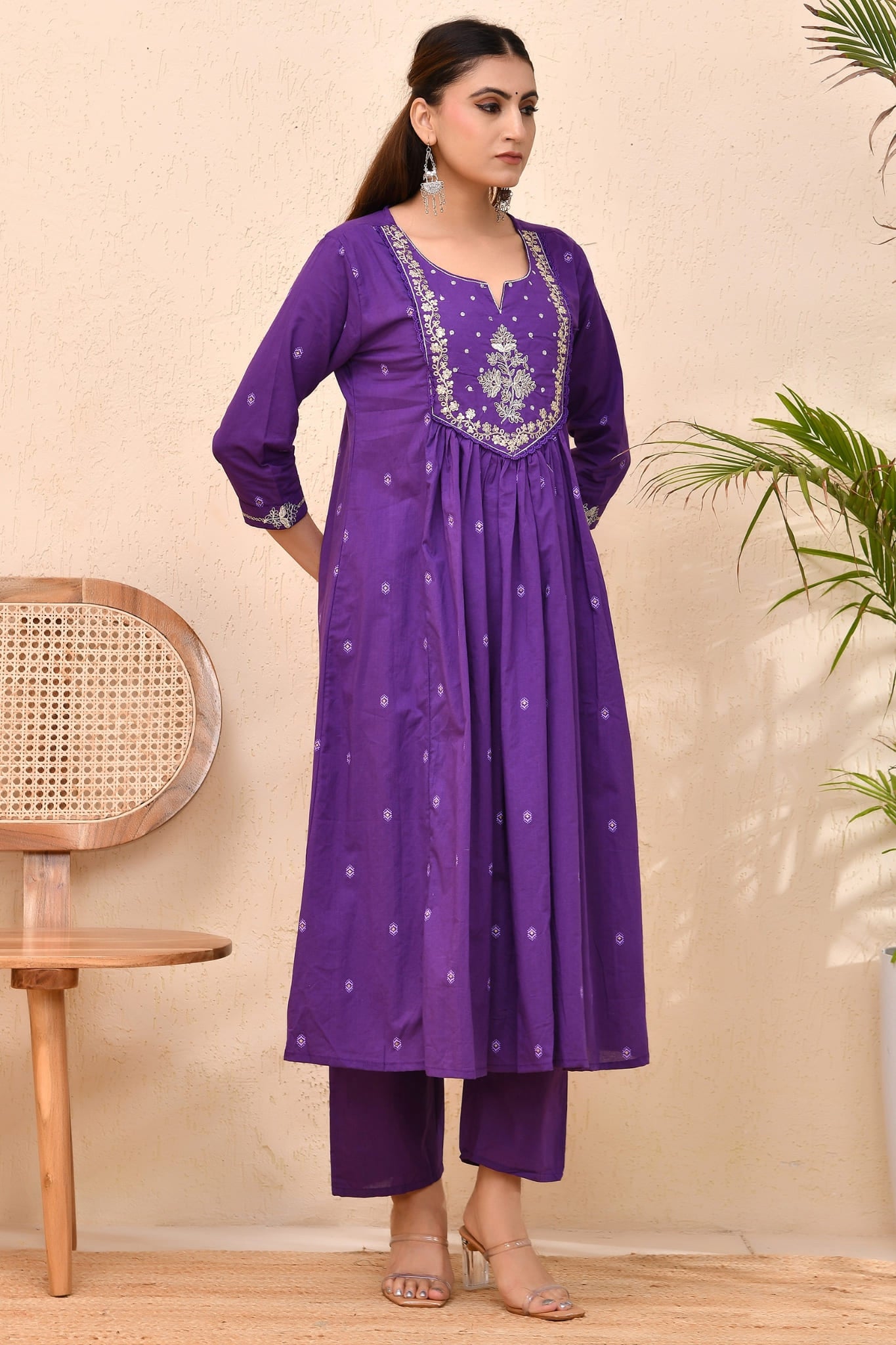 kurta embroidery work